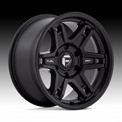 Fuel Slayer D836 FFT Matte Black Custom Truck Wheels